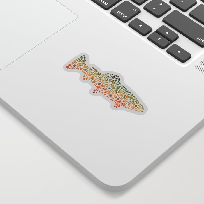 Brook Trout Fly Fishing Sticker by letourneau41