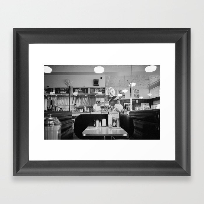 Ice cream Parlour Framed Art Print