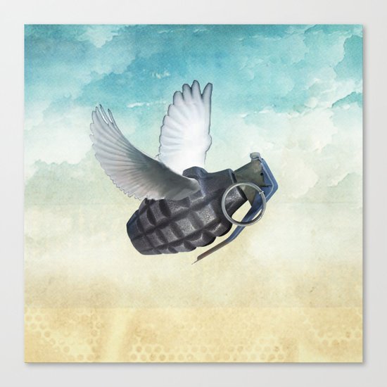 war and peace Canvas Print
