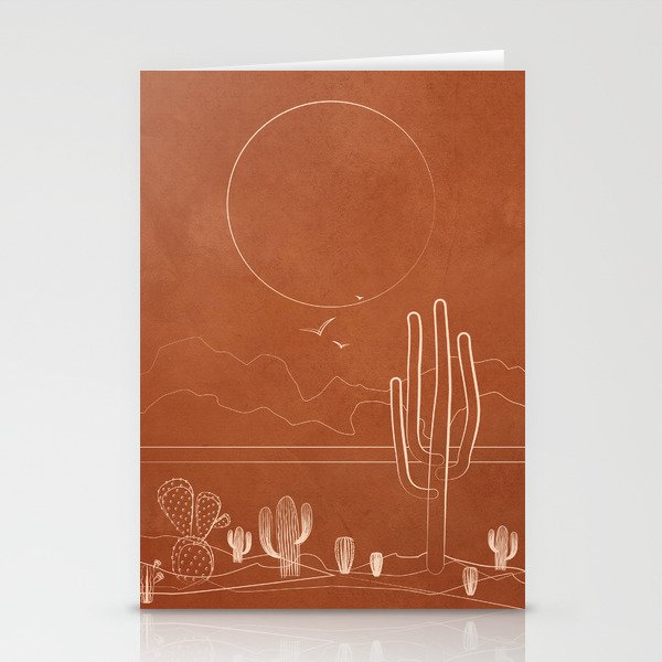 Sun over the Desert 1 Stationery Cards
