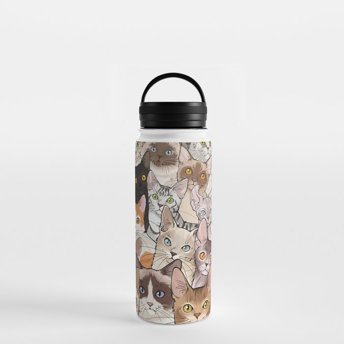 Cats water bottle on sale