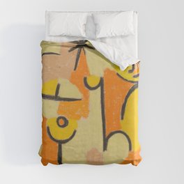 Figure in Yellow by Paul Klee, 1937 Duvet Cover