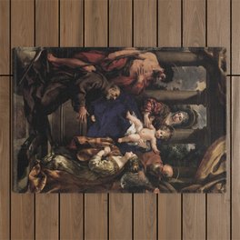 Virgin and Child with Saints - Cortona Outdoor Rug