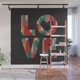 PAINTED LOVE Wall Mural