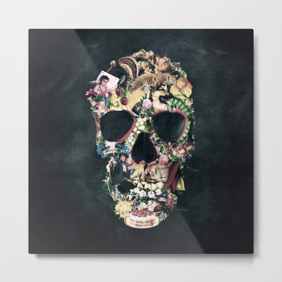 Vintage Skull Metal Print