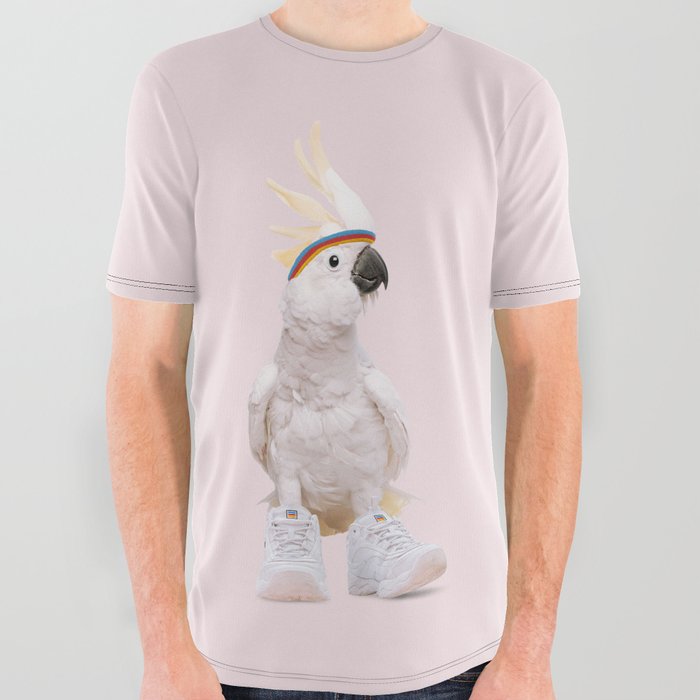 SNEAKER COCKATOO All Over Graphic Tee