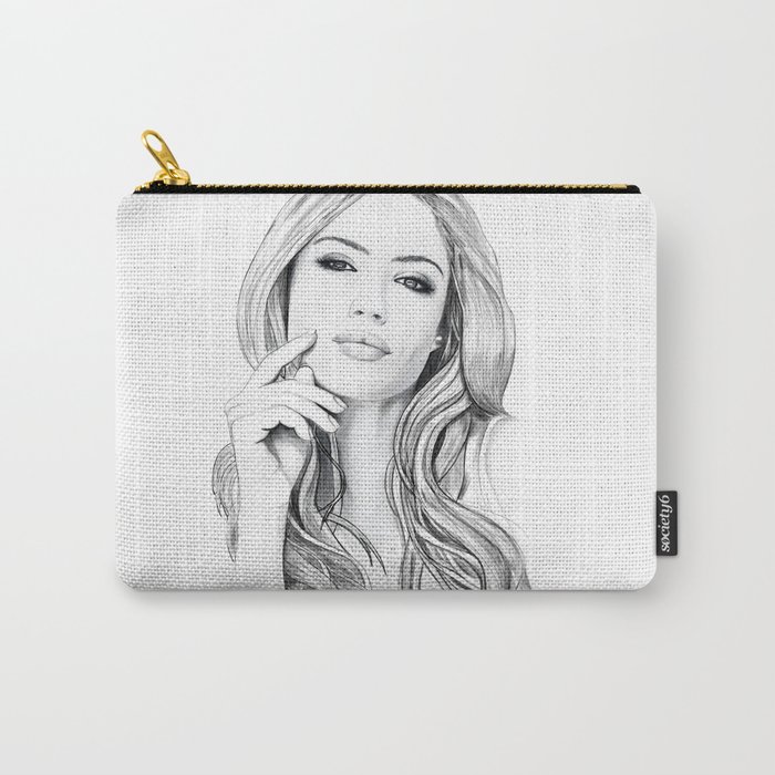 Xenia Tchoumitcheva Portrait of an angel Carry-All Pouch