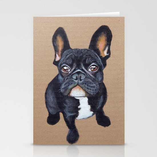 French Bulldog Stationery Cards