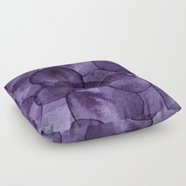 Imperial Violet Watercolour Floor Pillow
