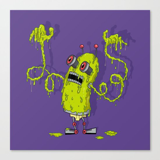 Snot Bot Canvas Print