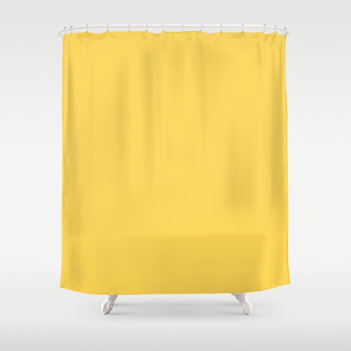 Dijon Yellow Shower Curtain