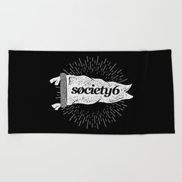Society6 Banner Beach Towel