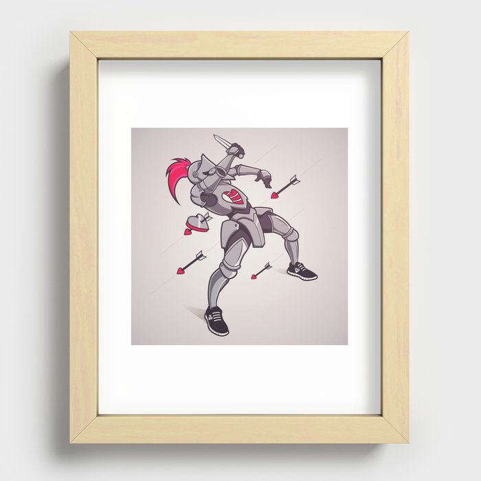 Armor no Amore Recessed Framed Print
