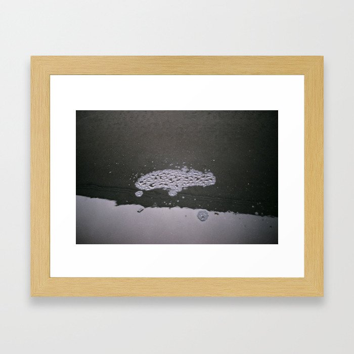 Hydrogen Monoxide FootPrint Framed Art Print