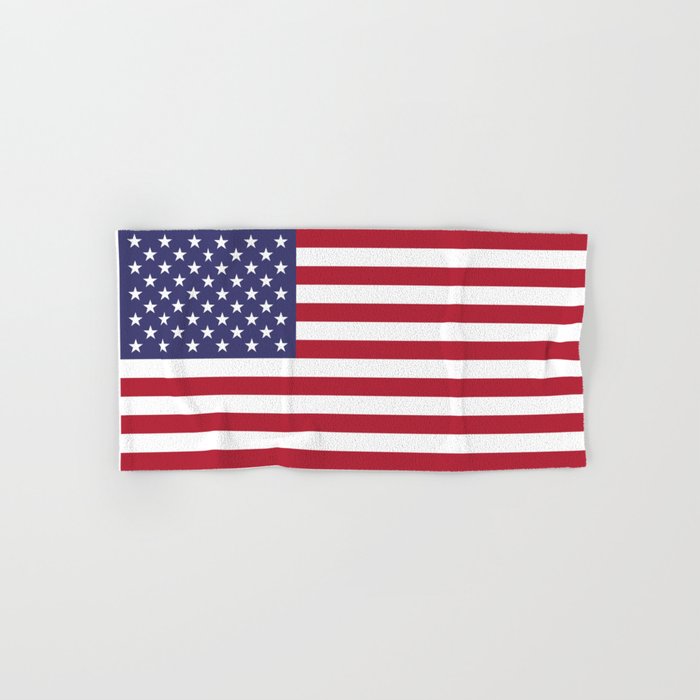 Flag of USA, 10:19 scale prints Hand & Bath Towel