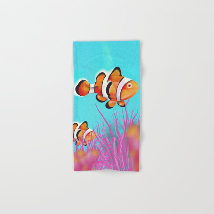 Clown Fish Aquarium Hand & Bath Towel