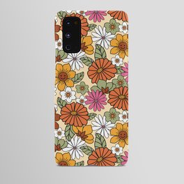 70s Retro Floral Pattern 04 Android Case