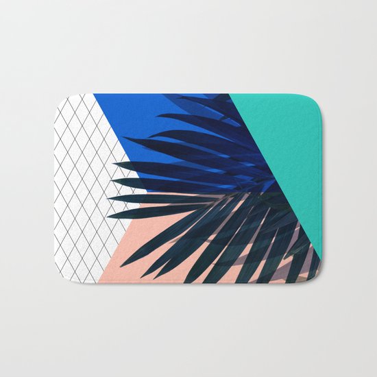 Eclectic Geometry Bath Mat