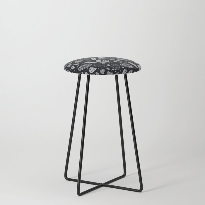 Crystal Collection: Moonstone Counter Stool