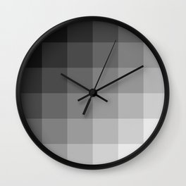 Gradient Mosaic BLANC - Modern Artwork Wall Clock