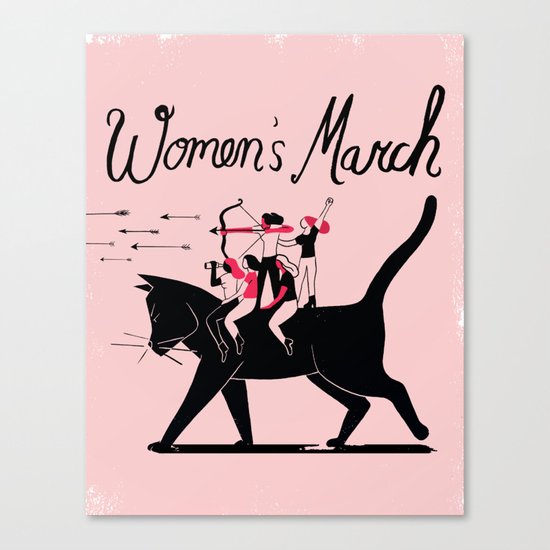 Women's March Canvas Print