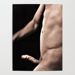 Life Drawing Erection Poster