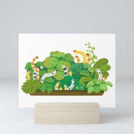 Garden eel Mini Art Print