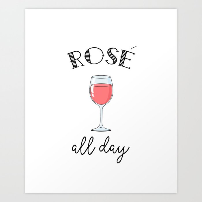Rose all Day Wine Wreath Wine Everyday Wreath Wine Humor Decor