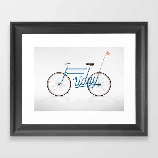 Lovely Friday Framed Art Print
