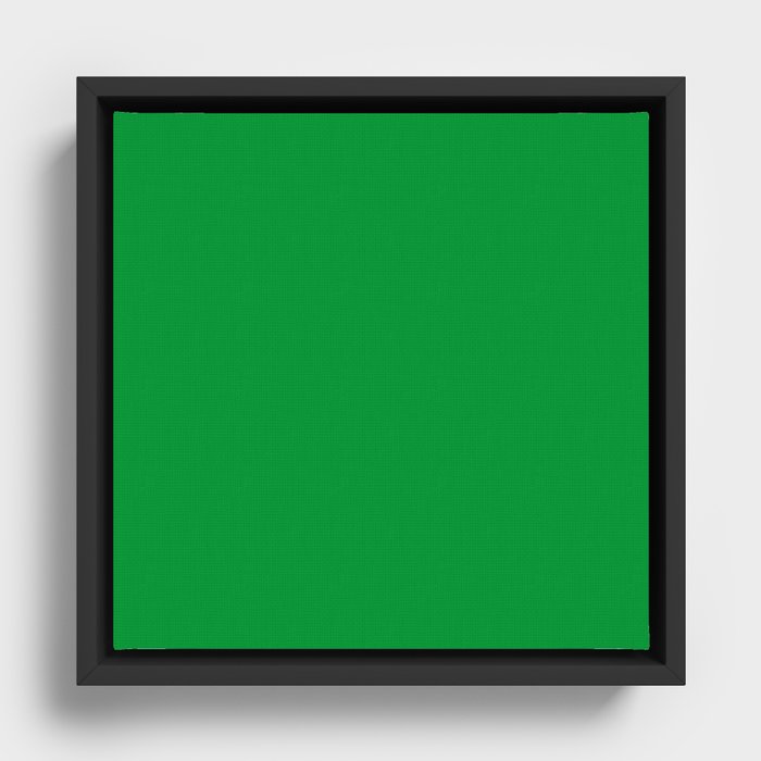 Emerald Framed Canvas