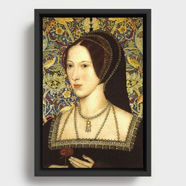 Queen Anne Boleyn Framed Canvas