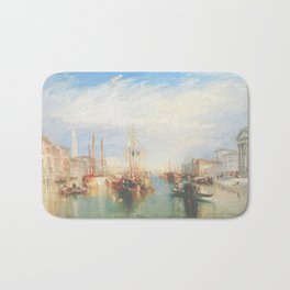 Venice from the Porch of Madonna della Salute by Joseph Mallord William Turner ca. 1835, British Bath Mat | Photography Style In, Old World Apartment, France European, Boat River Lake Sky, Love Living Bath Oil, Sea Ocean Beach 20S, Scenic Scene View, Illustration Drawing, Nature Decor Streets, Summer Clouds Sun 