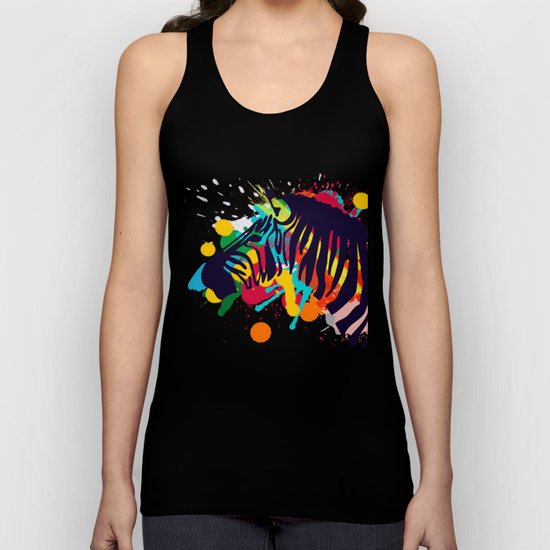 ZEBRA Unisex Tank Top