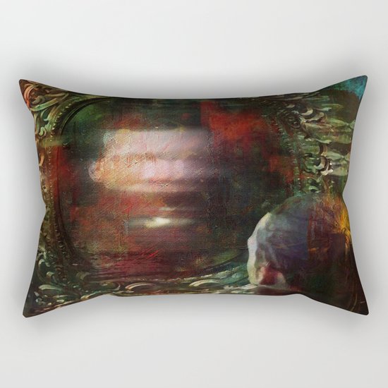 The haunted mirror Rectangular Pillow
