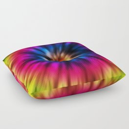 Rainbow Tie Dye Floor Pillow