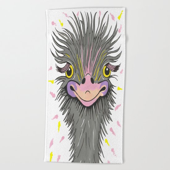 Hair Raising Day Beach Towel