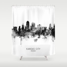 Kansas City Missouri Skyline Shower Curtain