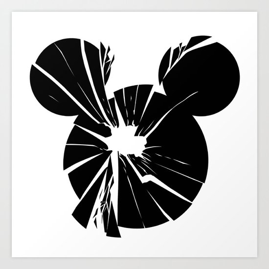Mickey Is Dead No.1 Art Print