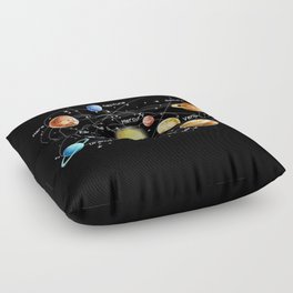 Solar System Floor Pillow