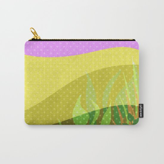 Multi-colored pattern . Tropics . Carry-All Pouch