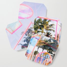 Geometric Miami Coaster