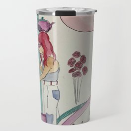 Pink House Travel Mug