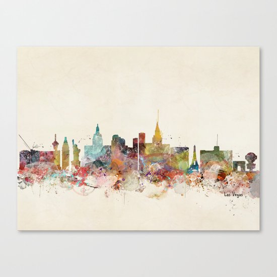 las vegas nevada Canvas Print