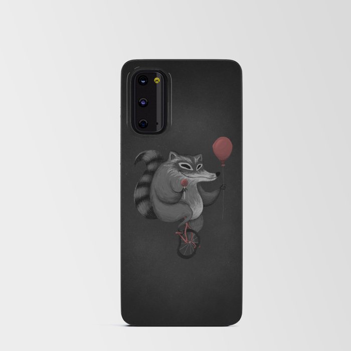 Raccoon with Balloon Android Card Case