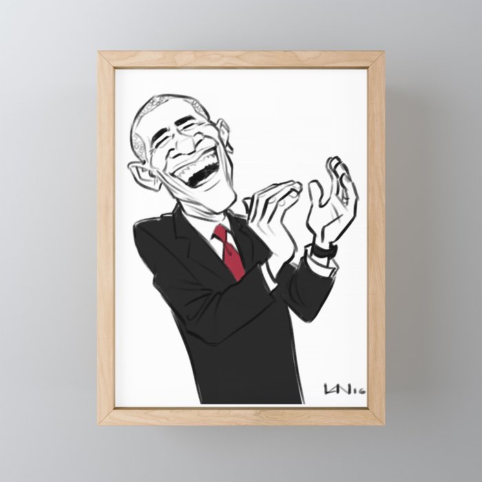 Mr. President Framed Mini Art Print