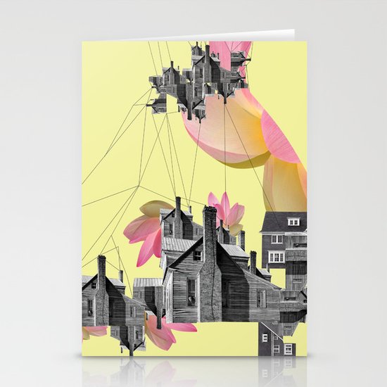 Filled with city Stationery Cards