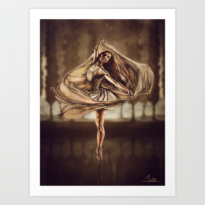 Dancerulean Art Print