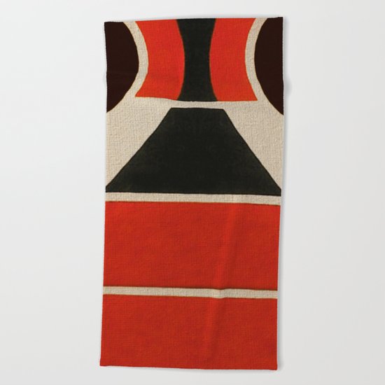 Lucha Libre Mask 2 Beach Towel
