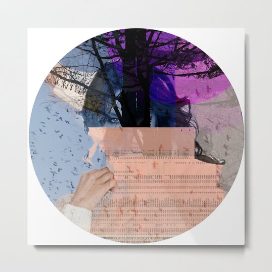 A dream for a lifetime · Marlene · Crop Circle Metal Print