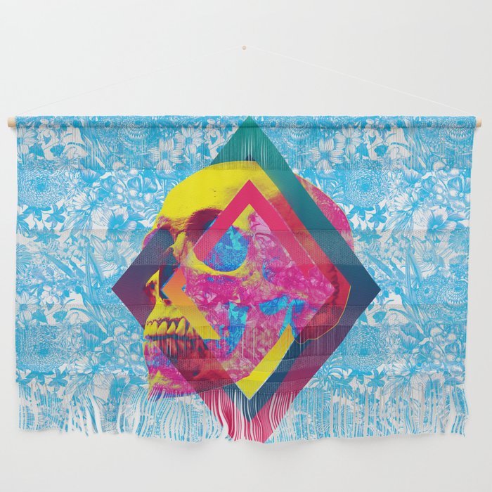 Lifeful Skull Wall Hanging by Ali GULEC Society6